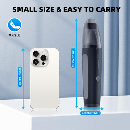 Somall Handheld Vacuum Cordless, Portable Car Vacuum Cleaner, 22000Pa Suction and Blowing Integrated, Dual-Use for Car and Home, USB Rechargeable Hand Vac