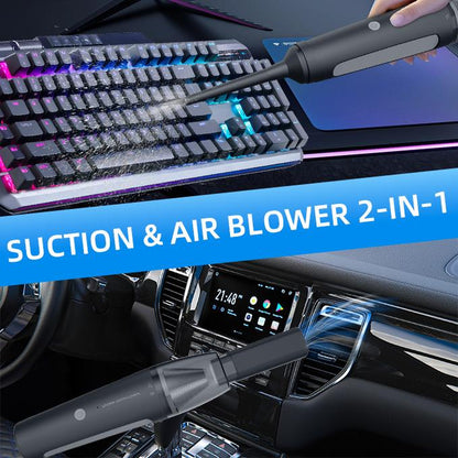 Somall Handheld Vacuum Cordless, Portable Car Vacuum Cleaner, 22000Pa Suction and Blowing Integrated, Dual-Use for Car and Home, USB Rechargeable Hand Vac